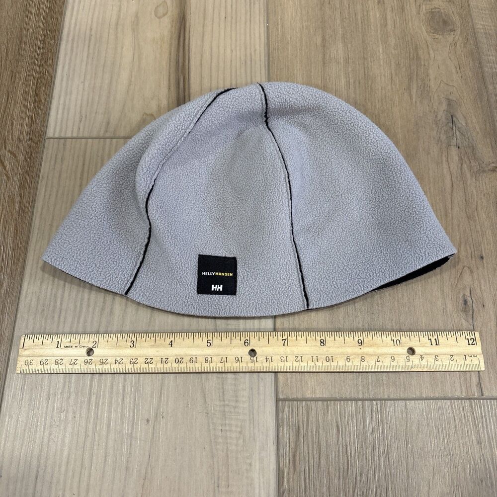 Helly Hansen Fleece Beanie Hat Grey Black 58746